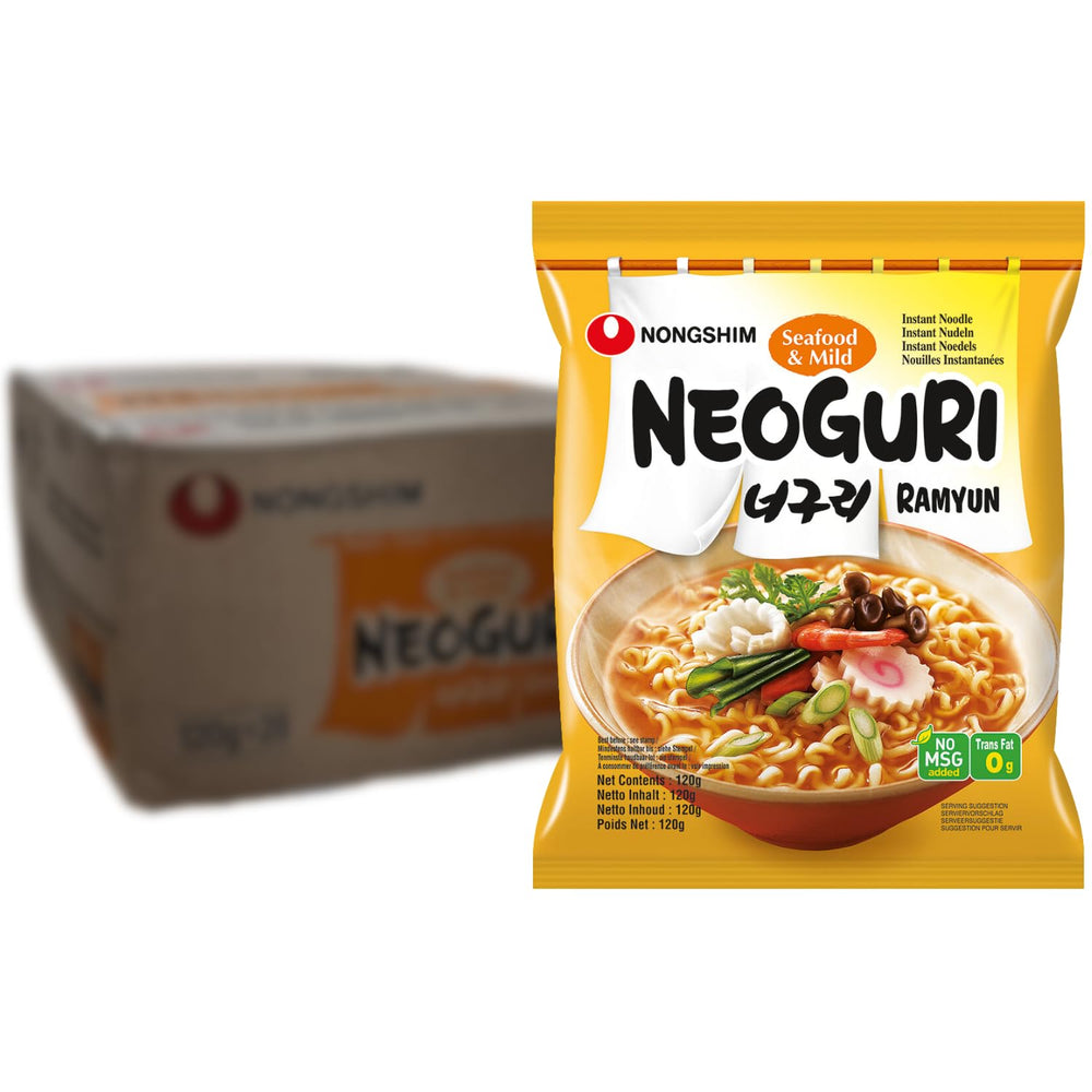 Instant tészta Nong Shim Kimchi Ramyun nagy tál - Koreai ramen leves - Gyors elkészítés - 1 csomag 112g