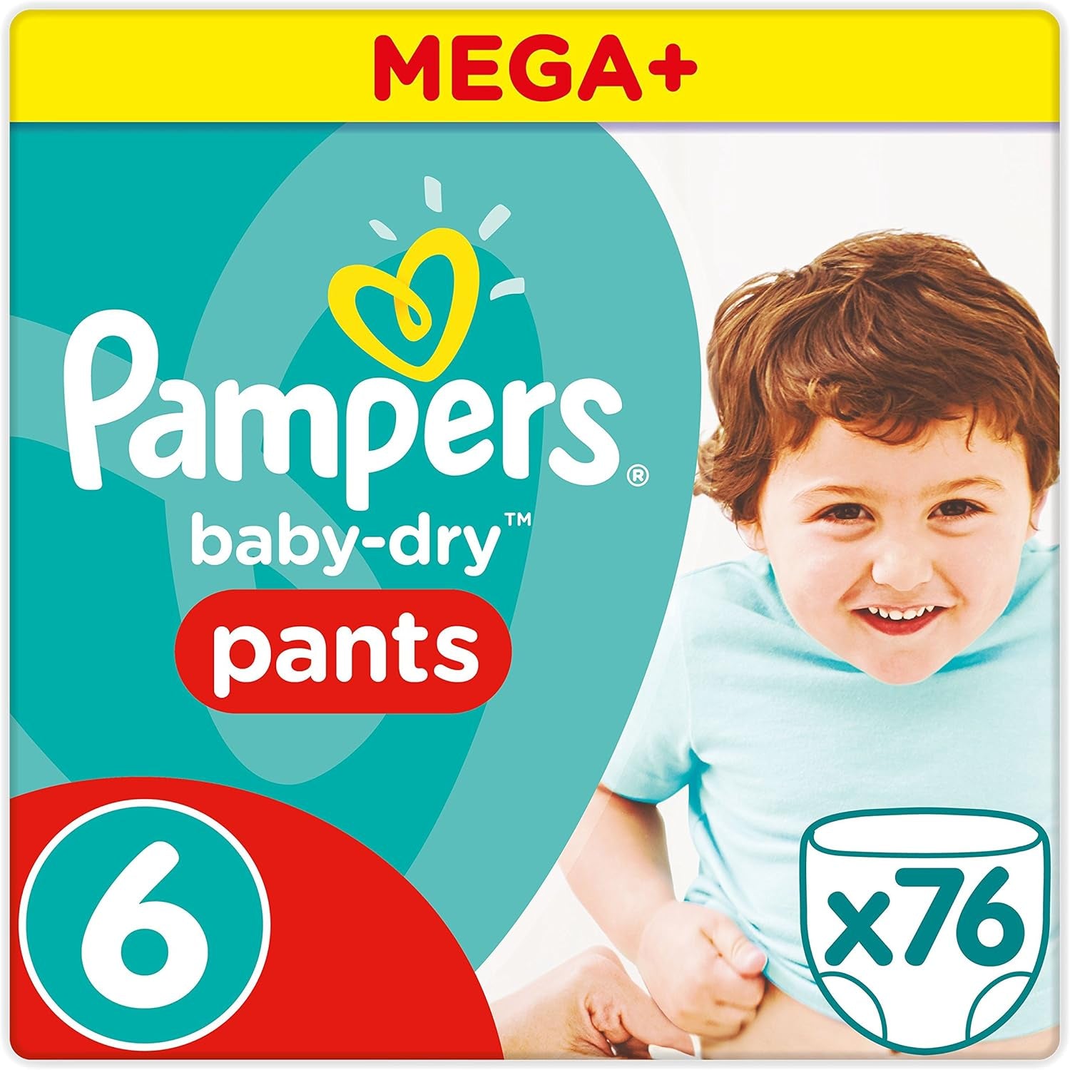 Pampers (régi verzió), bugyi, 4-es méret, 9 kg-15 kg, három csomag (1 x 88 pelenka)