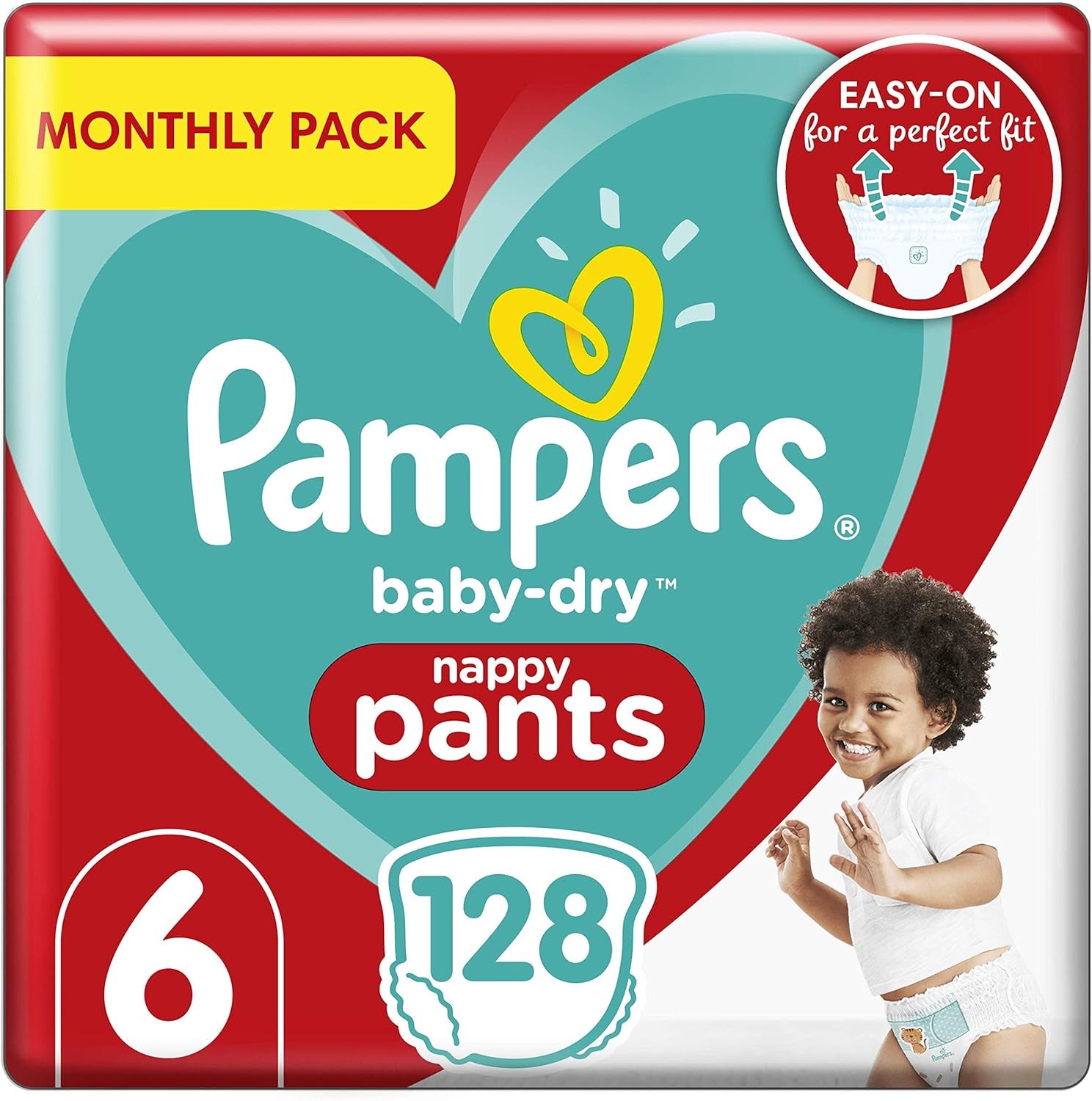 Pampers (régi verzió), bugyi, 4-es méret, 9 kg-15 kg, három csomag (1 x 88 pelenka)