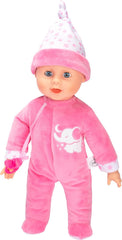 Simba 105140501 Laura Puppe Schlummerzeit (38 cm) - Weichkörper-Babypuppe mit Atembewegungen, Schlafaugen & 14 Geräuschen - Kinder-Spielzeug für Mädchen und Jungen ab 1,5 Jahre