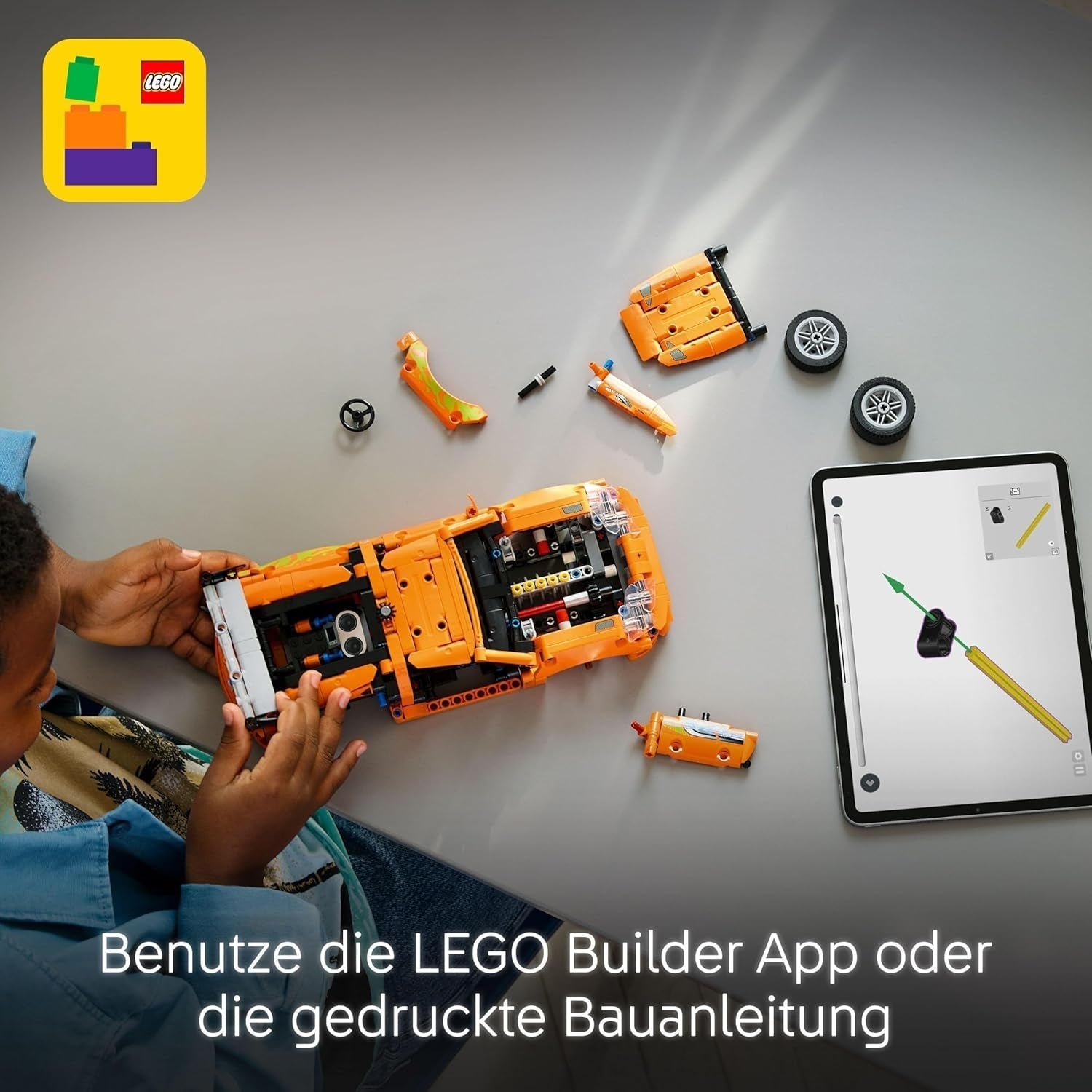 LEGO Technic Fast and Furious Toyota Supra MK4 - Játékautó - 6 hengeres motorral és nyitható ajtókkal - Modellkészlet 9 év feletti fiúknak és lányoknak - Születésnapi ajándékötlet 42204 Építőkészletek Beuche den LEGO-Store