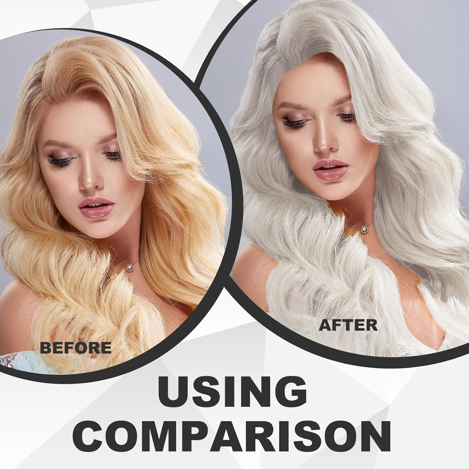 Vopsea de păr Grey Silver Vopsea de păr Silver Grey Vopsea de păr Silver Natural Unisex Vopsea de păr Light Gray Silver Color Cream pentru toate tipurile de păr（100ml） Vopsea pentru par Naty Shop