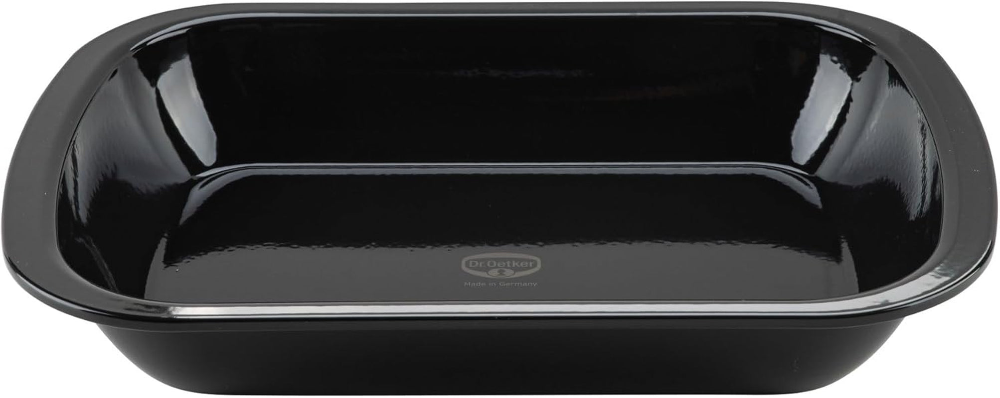 Dr. Oetker Back-Idee Kreativ Dessert- Und Auflaufform Aus Enamelle, 39,5 X 28 X 6,5 cm– Hitzebeständig Bis 400°C, Schnittfest, Kratzfest, Induktionsgeeignet, Schwarz Formák és sütőlapok Naty Shop