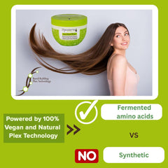 Masca de reparare Bond ajută la revigorarea și întărirea părului prea prelucrat, deteriorat, formulată cu aminoacizi derivați din natură - Tehnologie vegană și naturală plex. Masca de par Naty Shop