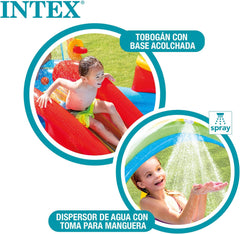 Intex Rainbow Ring játékközpont - Föld feletti gyermekmedence - Gyermekmedence - 297 x 193 x 135 cm - 3 év felettieknek 57453NP Multicolor 297x193x135 cm
