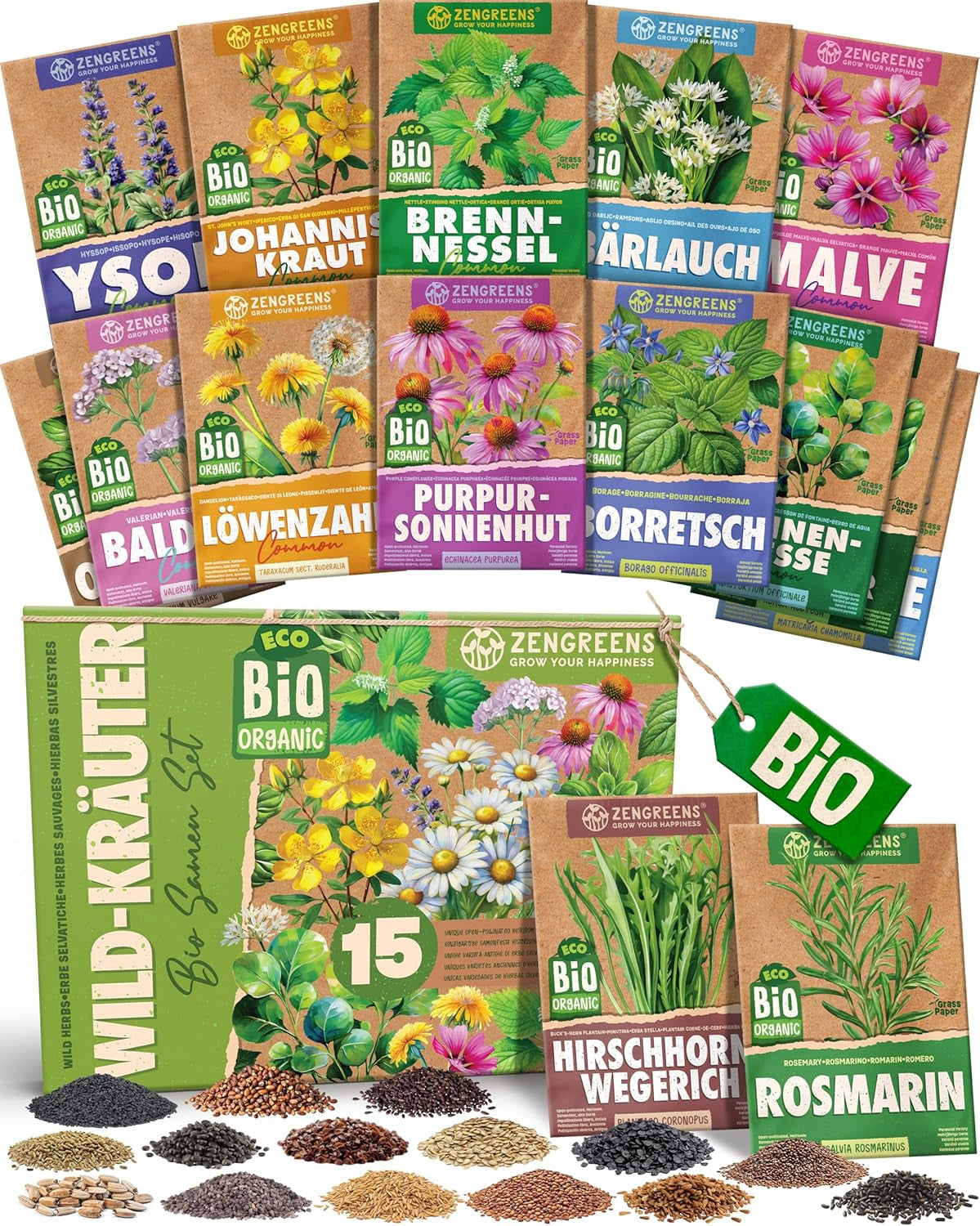 Bioparadicsommag 10-10 db-os paradicsommag készletben a kertben, erkélyen vagy magaságyásban történő egyszerű termesztéshez - Vetőmagok - Palánták