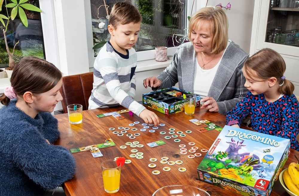 Pegasus Spiele 57111G – Dragomino *Az év gyermekjátéka 2021*, többszínű