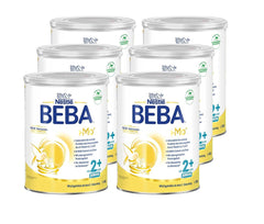 BEBA Junior 2+ 2. születésnapi tejital, HMO 2'-FL bébiétel, csak laktóz, pálmaolaj mentes, 6. csomag (6 x 800 g) Anya és Baba Naty Shop