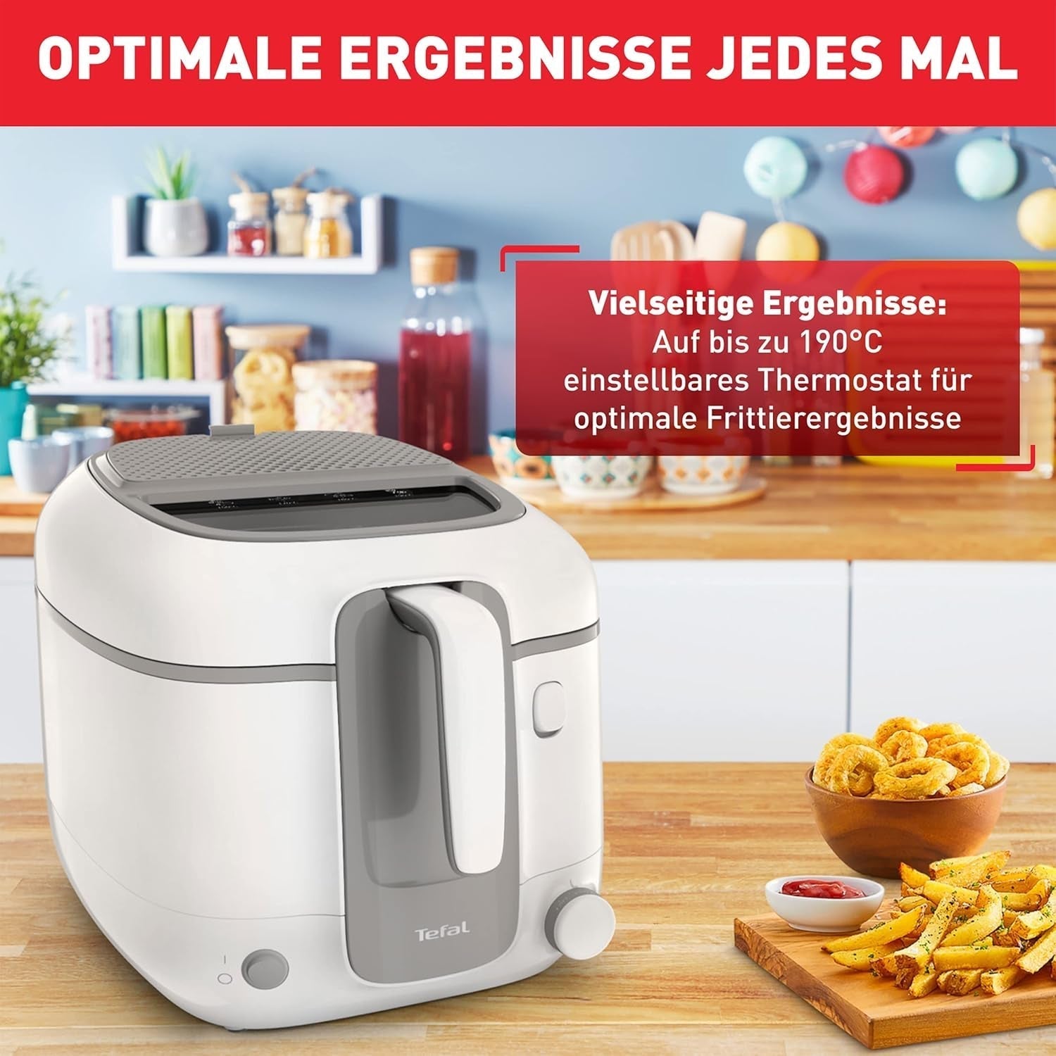 Tefal Super Uno Access olajsütő, űrtartalom 2,2 l, mosogatógépben mosható alkatrészek, szagszűrő Készülékek Naty Shop