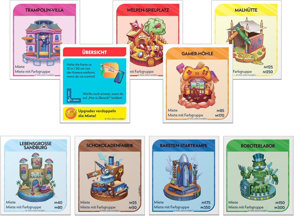 Monopoly Board Game App Banking – német változat, a klasszikus elektronikus játék modern változata 8 éves kortól, 2-6 játékos számára