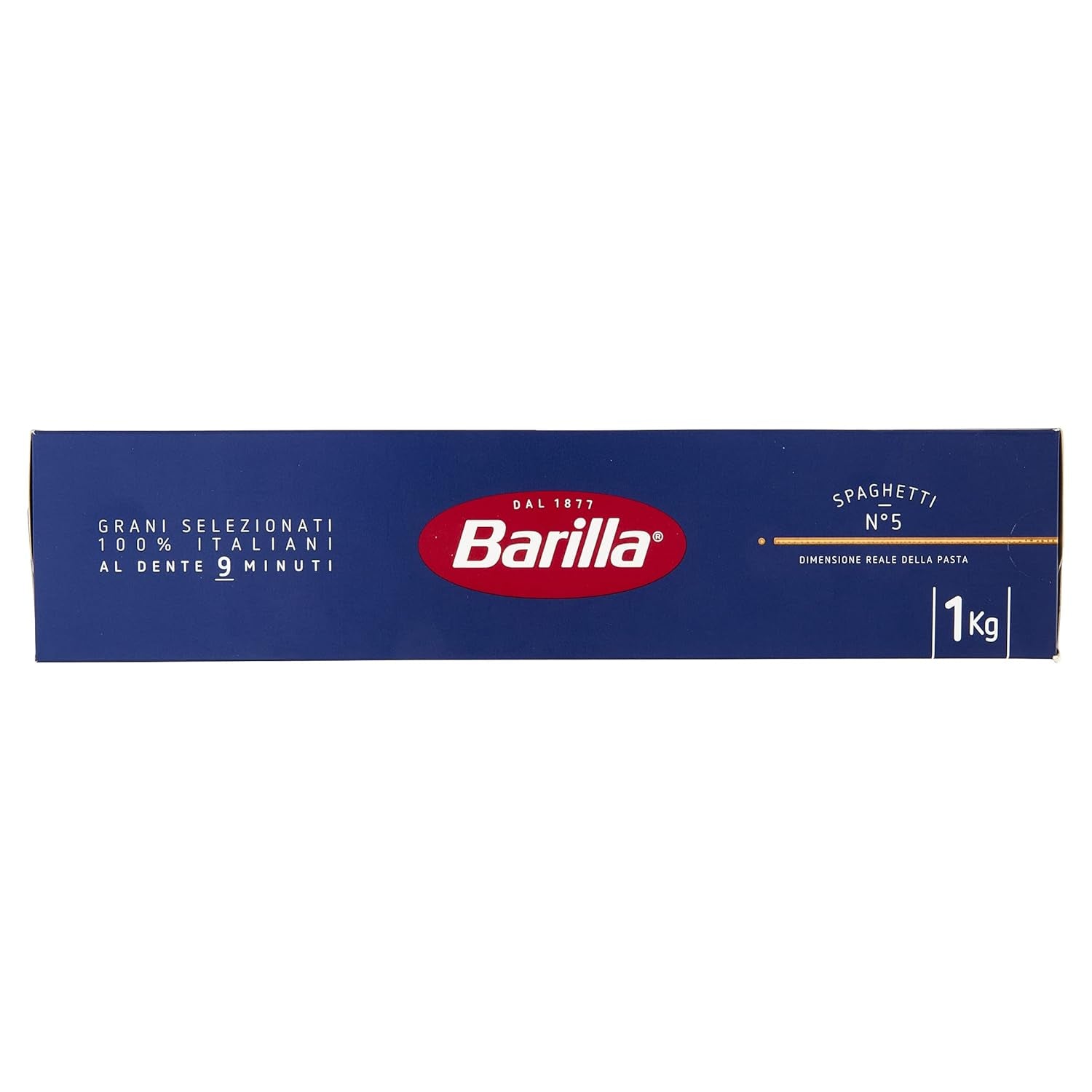 Barilla Classic Spaghetti No. 5 kiváló minőségű durumbúza tészta, mindig al dente (1 x 1 kg)