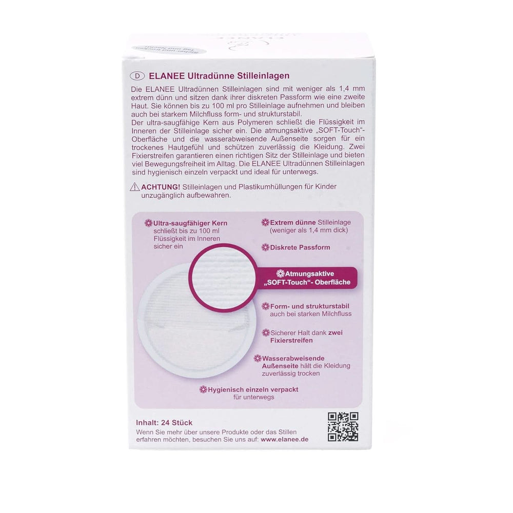 ELANEE 219-V1 Ultravékony szoptatóbetétek, fehér Kiegészítők Élelmiszer és szoptatás Bebe Naty Shop