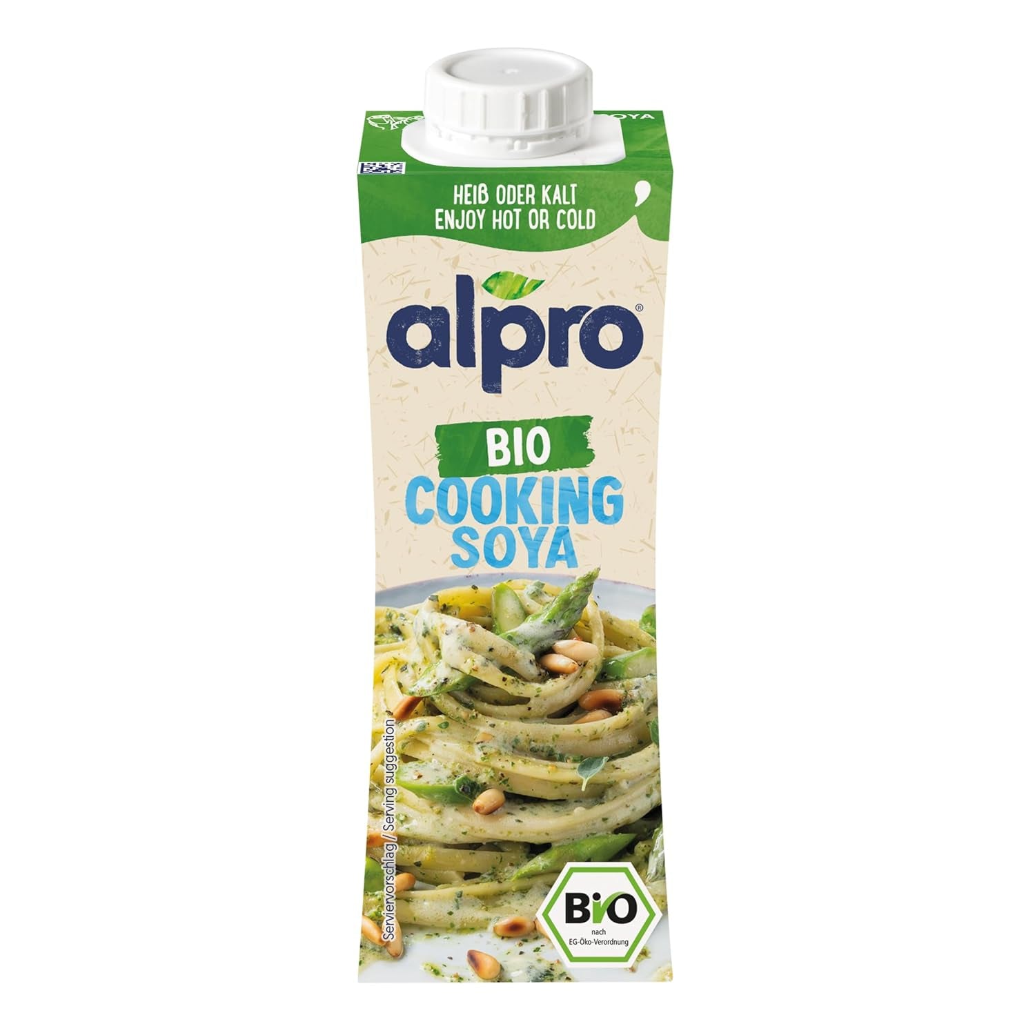 Alpro Bio Cooking Soya – Vegán Bio Kochcreme – 15 x 250 ml