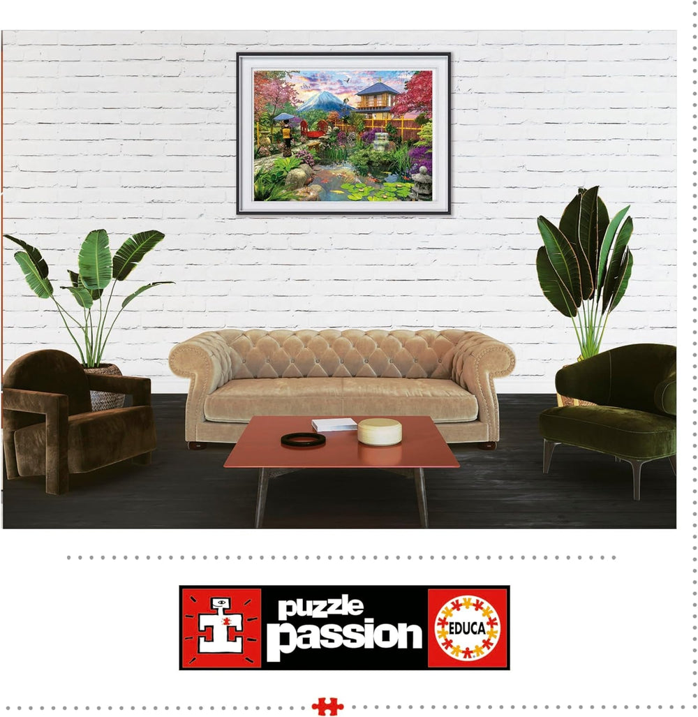 Educa - 1500 darabos puzzle felnőtteknek | A japán kert. Méretek: 85 X 60 cm. Tartalmazza a Fixpuzzle puzzle ragasztót. 14 éve (19937) Puzzle Naty Shop