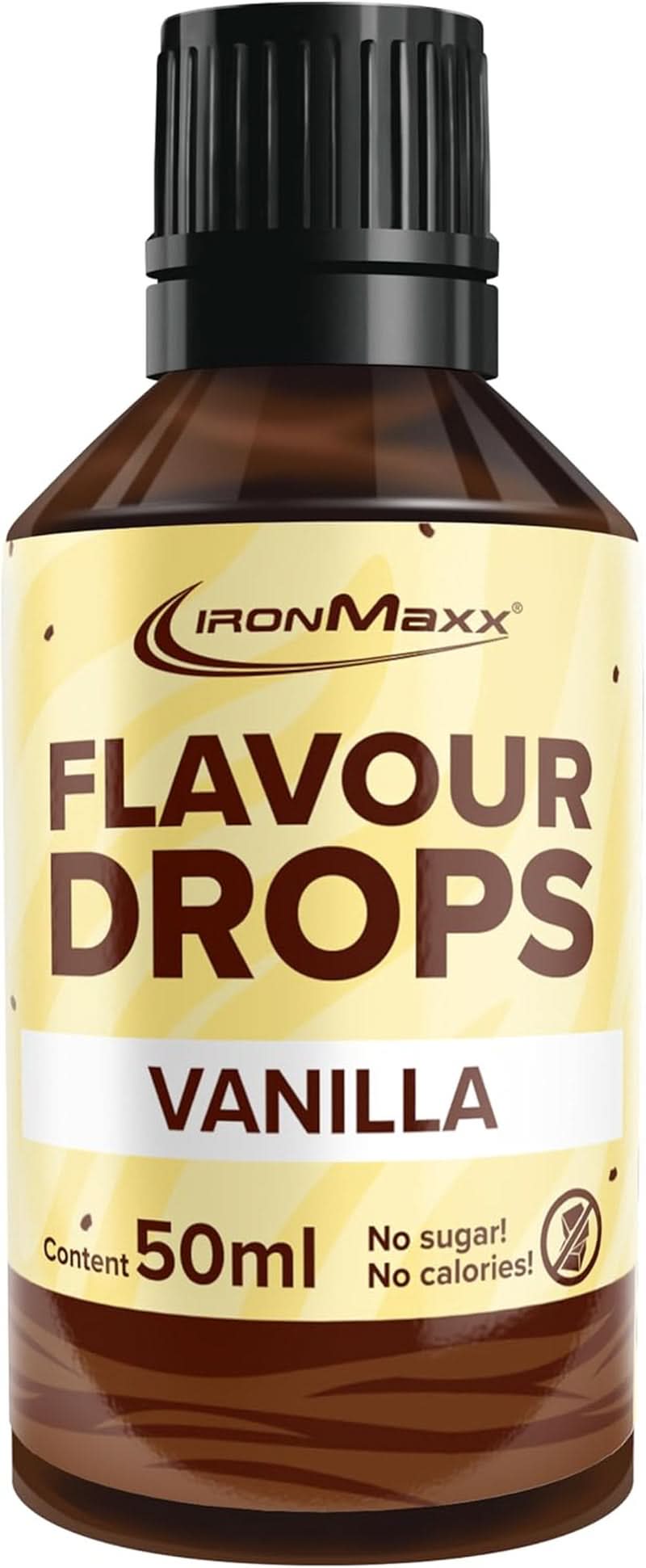 Ironmaxx ízesített cseppek - Kalória és cukor nélkül, 50 ml Flavours Naty Shop Vanilla