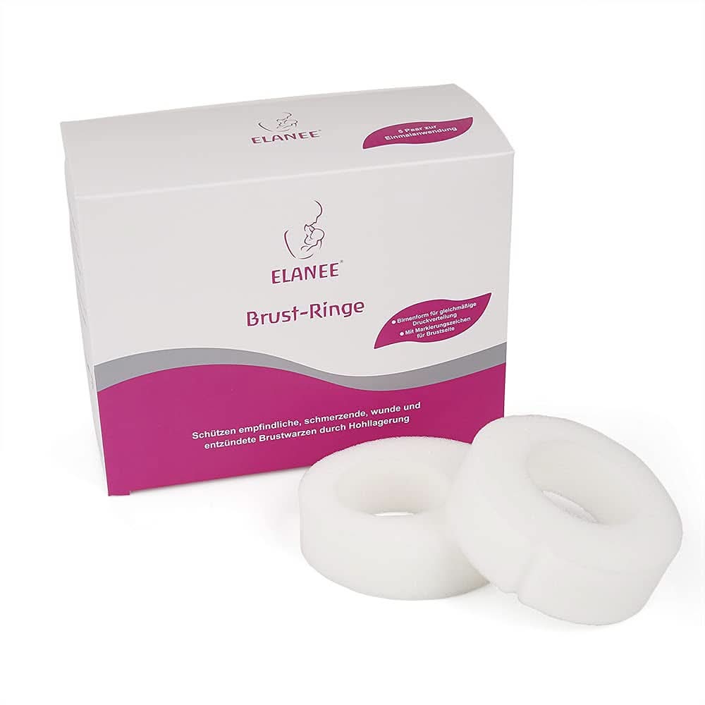 ELANEE Brust-Ringe, Schutz Der Brustwarze Bh-Kontakt Durch Hohllagerung, Ideal Bei Wunden, Entzündeten Brustwarzen Durch Stillen, 10 Stück (222-00) Kiegészítők Élelmiszer és szoptatás Bebe Naty Shop 10 Stück (1 Er Pack)