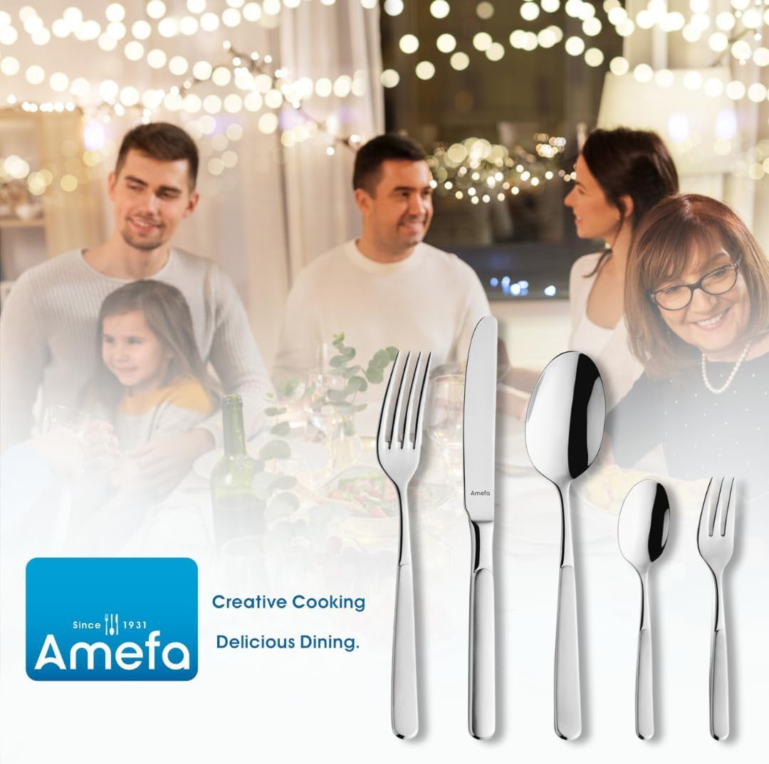 Amefa Satina 60 részes evőeszközkészlet, 12 személyes, széf Kitchen Naty Shop