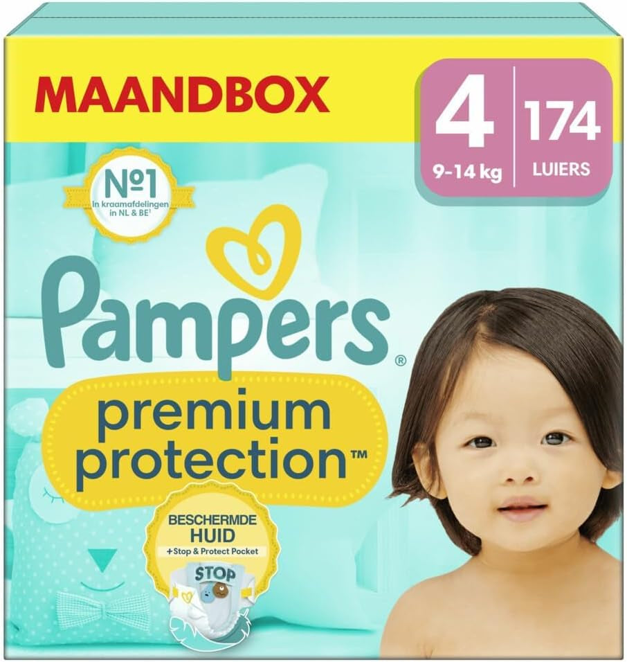 Pampers Premium Protection Size 6, 144 pelenka, 13kg-18kg, az első számú bőr- és szivárgás elleni védelem