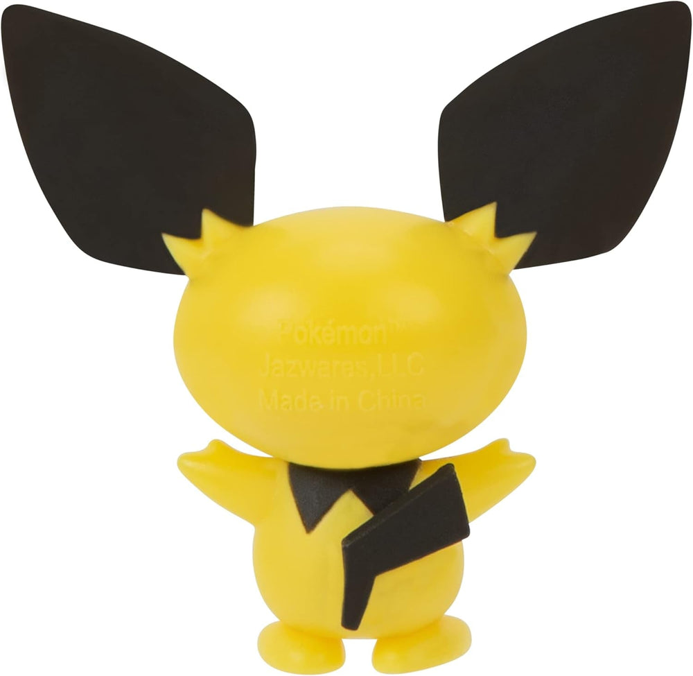 Pokemon PKW2778 Select 3-Pack cu Pichu și Pikachu și figuri de luptă Raichu de 7,6 cm, Evolution Multipack Style 2 Action figures Naty Shop