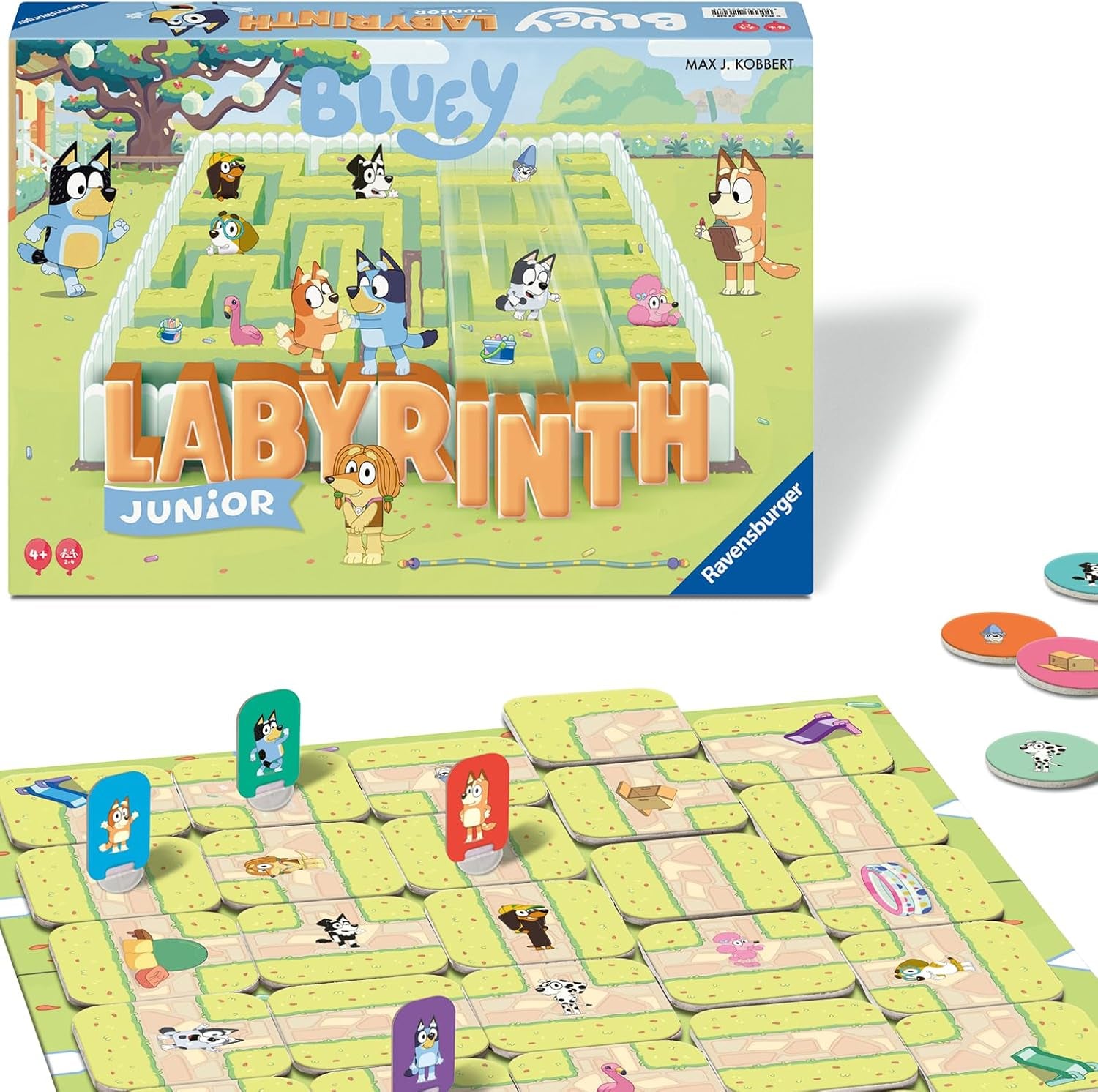 Ravensburger Gyermekjáték 20847 - Junior Labyrinth - Családi klasszikus kisgyermekek számára, Játék 4 éves kortól - Társasjáték 2-4 játékos számára, Junior Edition