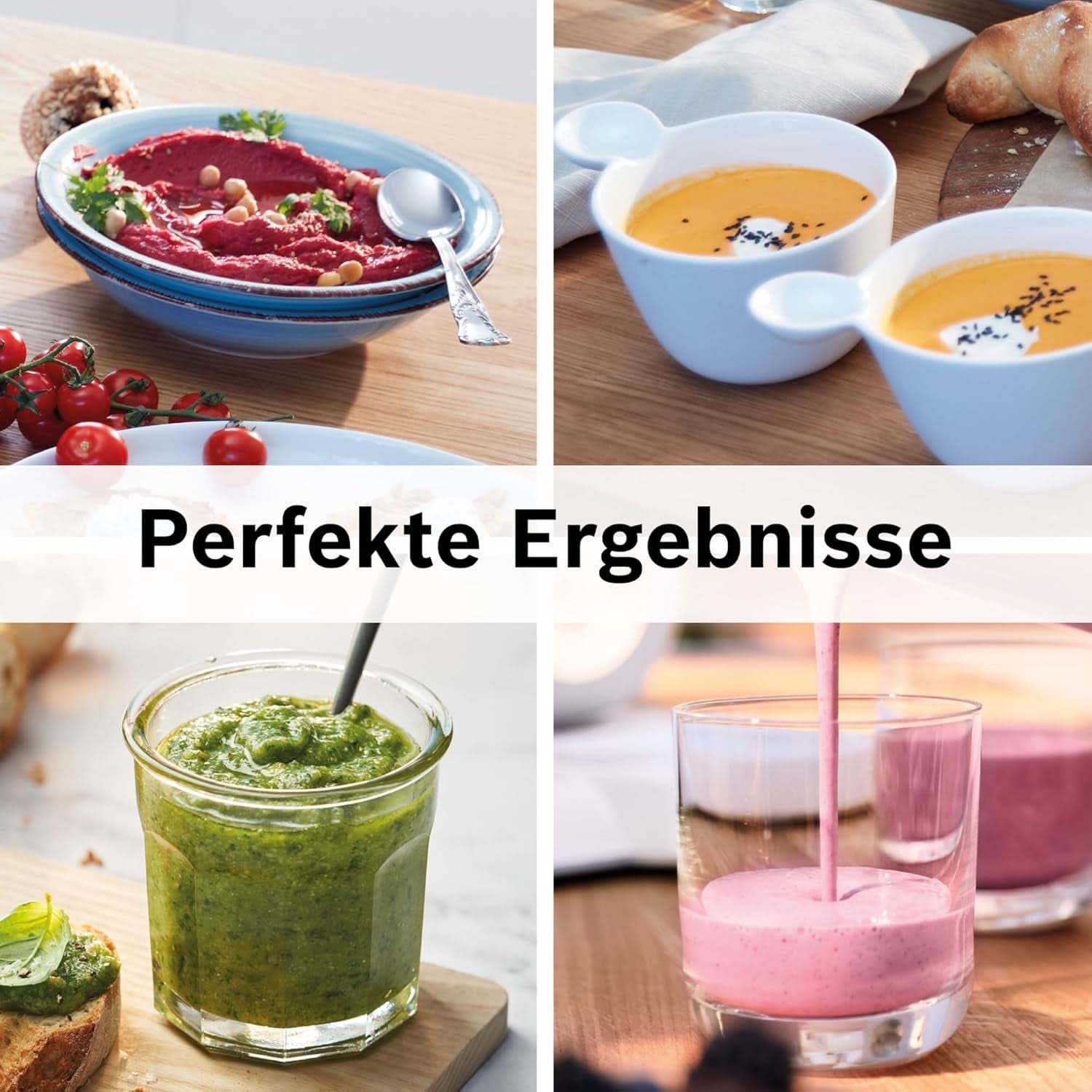 Bosch Standmixer Vitapower Serie 4 MMB6141B, Hochwertige Edelstahl-Klingen, 1,5L Tritan-Mixbehälter, Spülmaschinengeeignete Teile, 30 000 U/min, 1200 W, Schwarz Kitchen Naty Shop