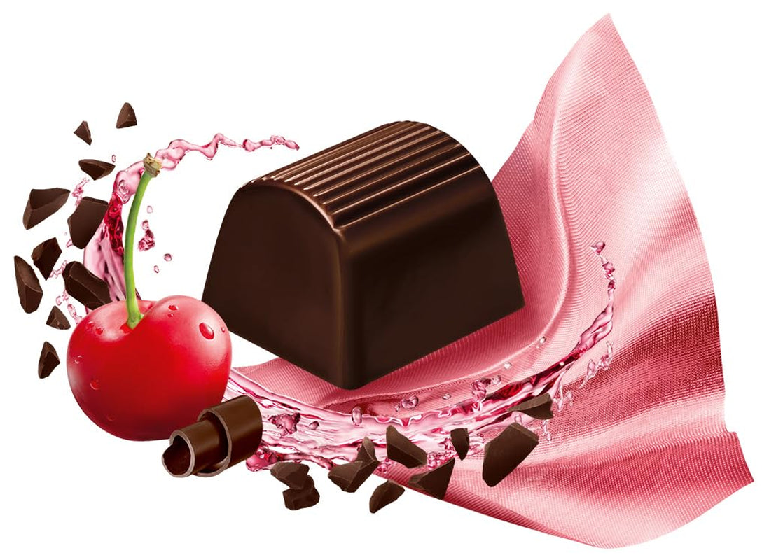 Ferrero Mon Chéri Heart - Valentin napi csokoládé ajándék neki és neki - Ropogós csokoládé, gyümölcslikőr és ízesített cseresznye - Valentin napra, anyák napjára és húsvétra - 1 csomag 147g