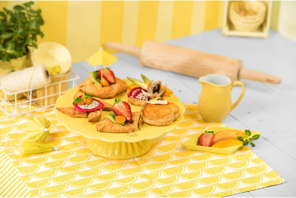 Eredeti Kaiser Classic Nudelholz 47 x 6,5 cm, Teigroller, Wellholz, Buchenholz, Leichtlauf-Gleitlager, breite Ausrollfläche, Beige