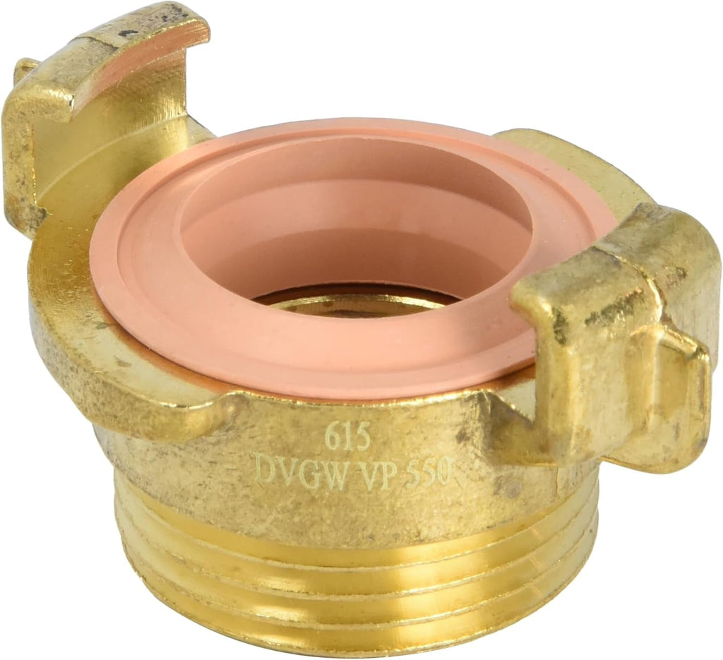 Cuplaj rapid Meister cu filet - filet exterior 33,25 mm (1 inch) - alamă - potrivit pentru apă potabilă - calitate testată - / cuplaj furtun / conector furtun / 9925350