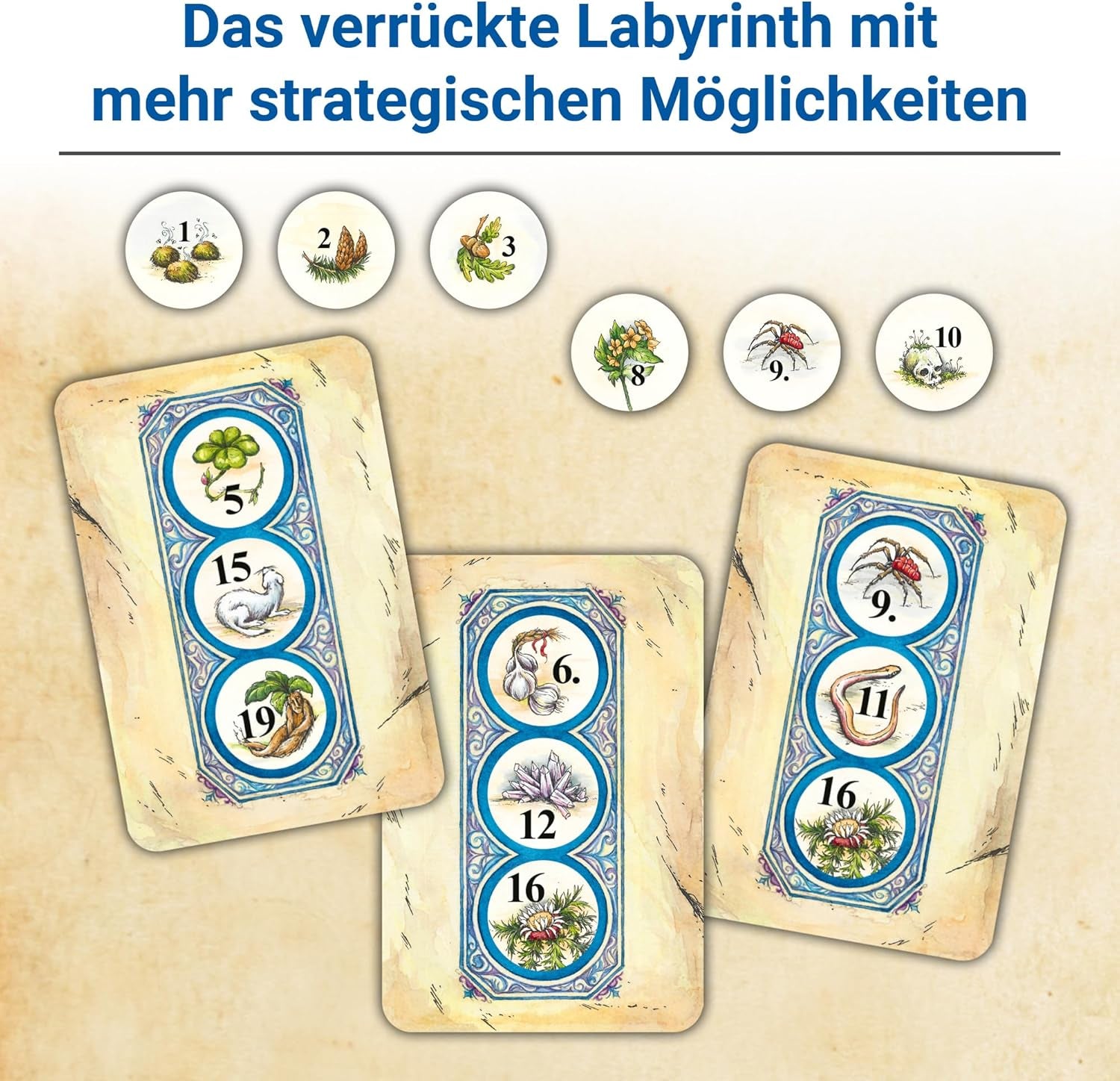 Ravensburger 22474 Maze Masters – Az őrült labirintus mesterváltozata 2-4 játékos számára 9 éves kortól