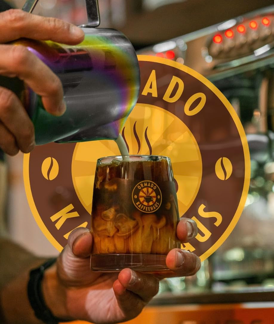 Ormado Coffee House Ediție Barista, Boabe de cafea Kenya patentate – Amestec Arabica și Robusta, Boabe de cafea întregi pentru aparate de cafea complet automate, Boabe prăjite, Cafea corpolentă 250g, Complet automată