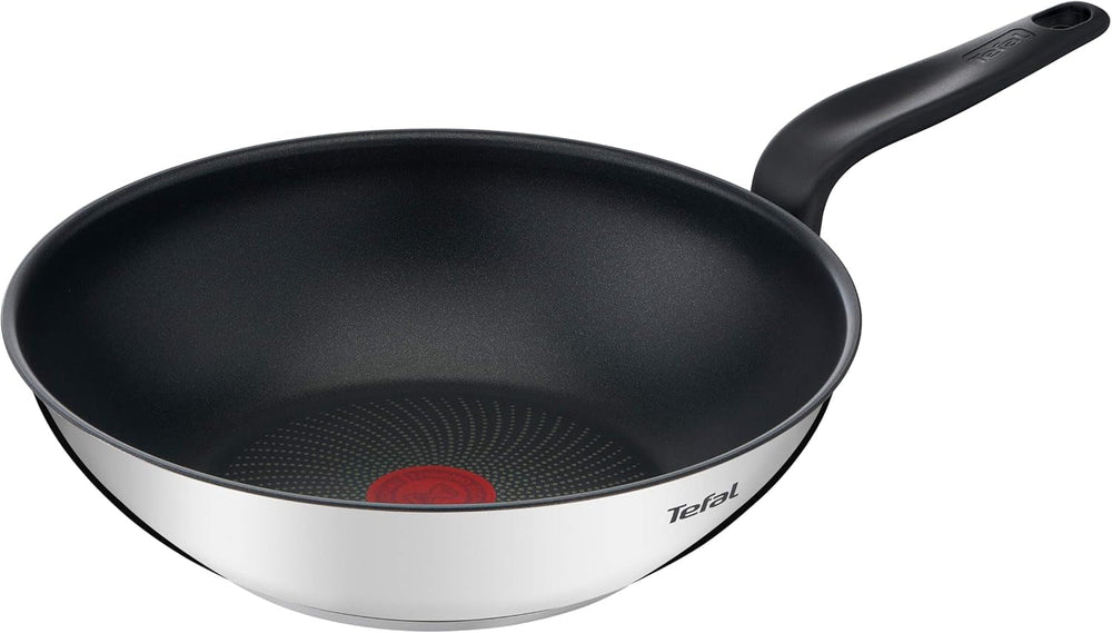 Tefal Tigaie principală 20 cm, oțel inoxidabil Cu strat antiaderent Oale si Tigai Naty Shop Acoperire antiaderentă Wok 28 Cm