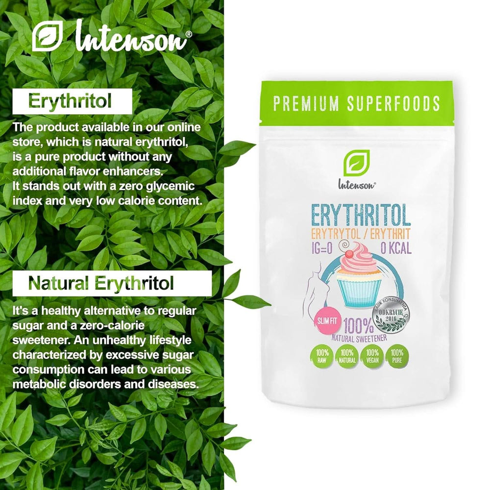 Eritrit - Természetes cukor alternatíva, 2 Kg Sweeteners Naty Shop
