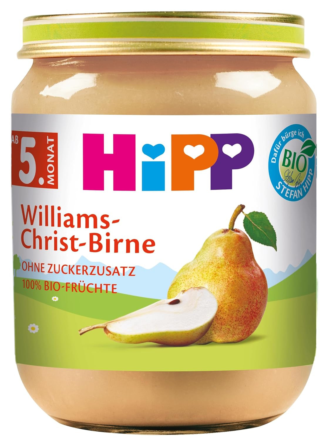 HiPP Williams Christ körte, 6 db-os csomag (6 x 125 g)
