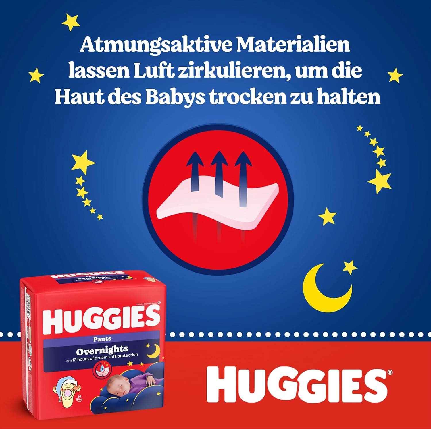 Huggies éjszakai nadrág 4-es méret (9-14 kg), havi pelenkázó doboz, 104 darab Anya és Baba Naty Shop