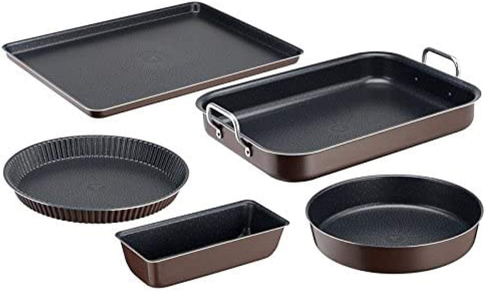 Tefal J1601502 Success Auflauffform Aluminium Schwarz 36 X 24 X 5,5 cm Formák és tálcák sütéshez Naty Shop