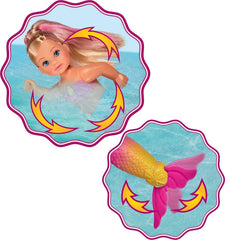 Simba 105733318 Evi Love Swimming Mermaid Puppe, Mehrfarbig, One size