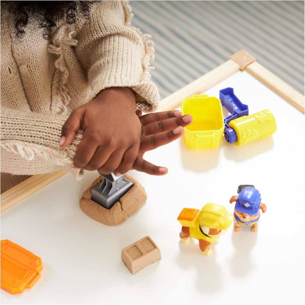 Rubble & Crew - Törmelék és kevert figura akciófigurák készlet, 2 építőjáték és 85 g kinetikus építési homok, játék 3 éves kortól gyerekeknek megfelelő akciófigurák Naty Shop