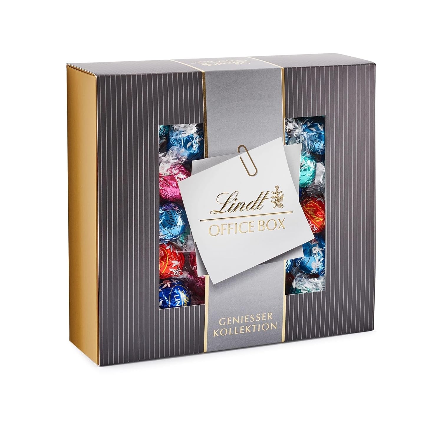 Lindt Chocolate LINDOR Home Office Box, többféle mennyiségben és modellben Csokoládé cukorkák Naty Shop 930 gramm Home Office