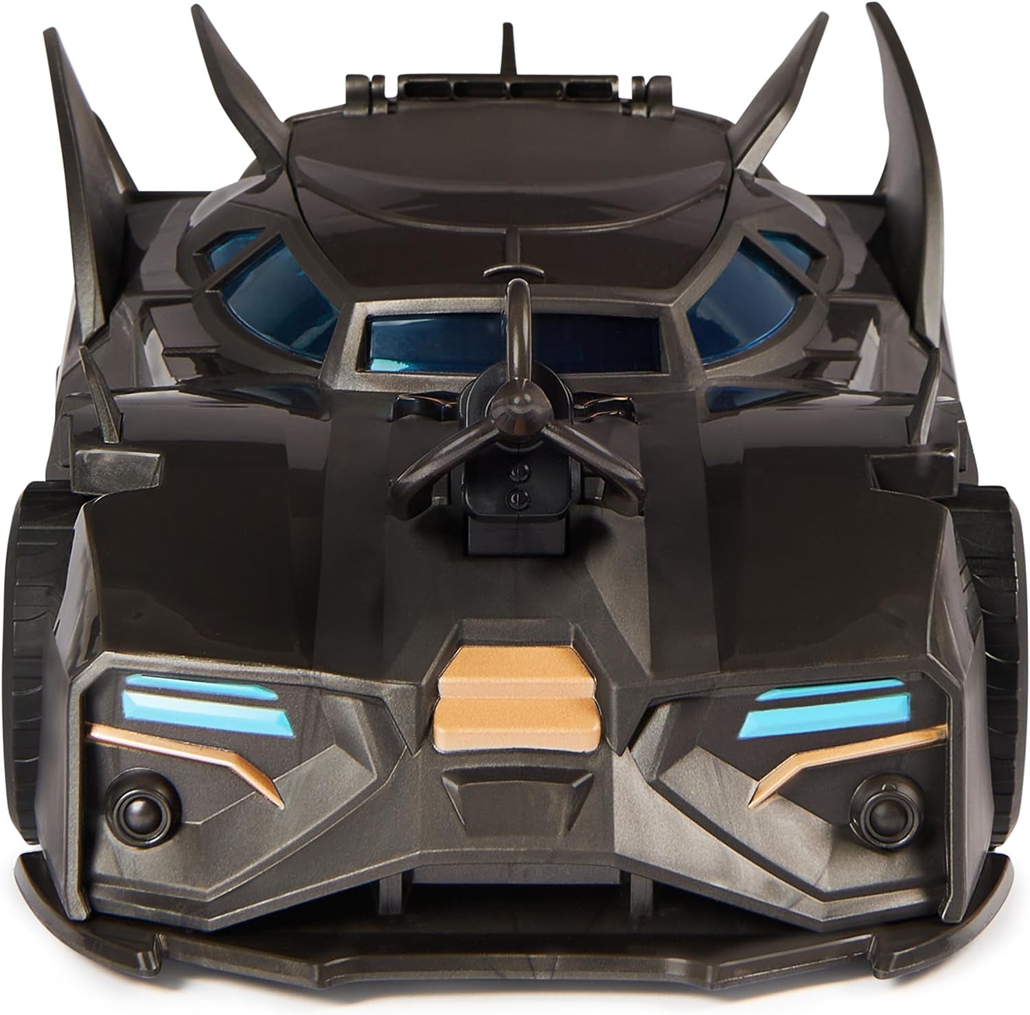 DC Comics Batman offroad denevérmobil katapulttal, kapaszkodóhoroggal és rácscellával hátul, beleértve a 10 cm-es Batman figurát szuperhősrajongók számára 4 éves kortól akciófigurák Naty Shop