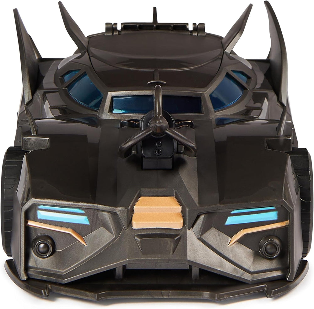 DC Comics Batman offroad denevérmobil katapulttal, kapaszkodóhoroggal és rácscellával hátul, beleértve a 10 cm-es Batman figurát szuperhősrajongók számára 4 éves kortól akciófigurák Naty Shop