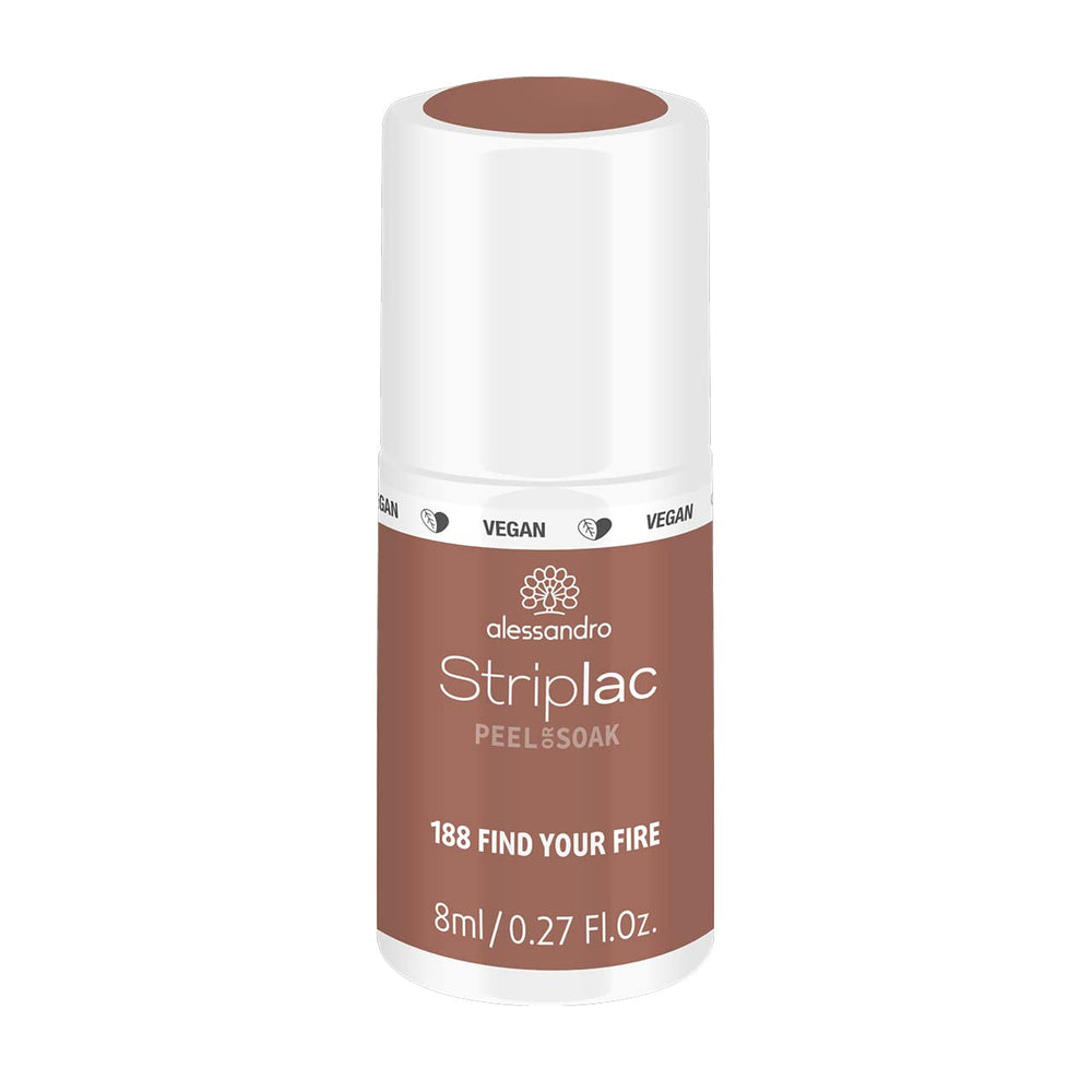alessandro Striplac UV-Nagellack Flat White – Schonend und langanhaltend – Einfache Entfernung dank Peel-Off-Technologie – Vegan und tierversuchsfrei – 8 ml