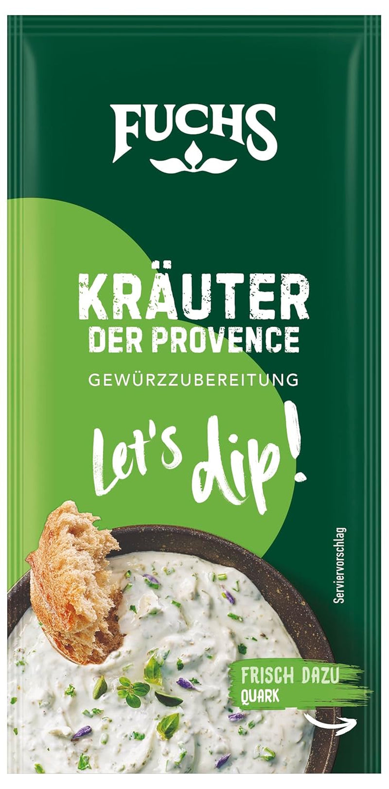 Fuchs Gewürze – Merítsünk! Kräuter der Provence Gewürzzubereitung, Gewürz für Kräuterquarkdip, 7,5 g a tasakban