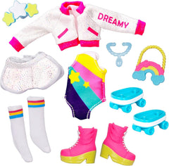 BFF by Tränenbabys Dreamy & Rym Deluxe-Set, exkluzív bewegliche Puppe Dreamy und Sein Einhorn Rym - Optimales Geschenk für Jungen und Mädchen ab 5 év