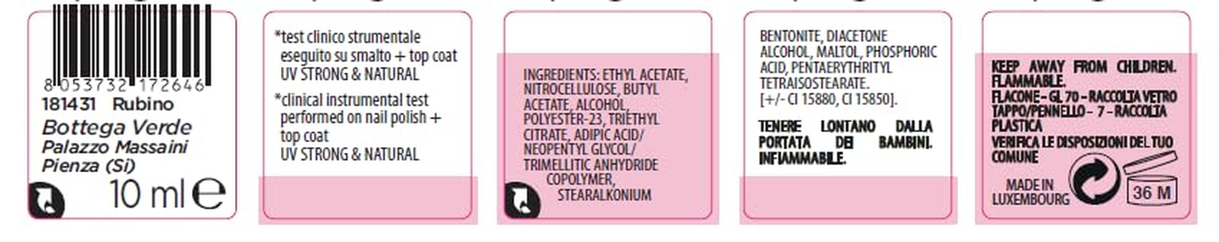 - 7 napos körömlakk, 10 ml, rubinvörös