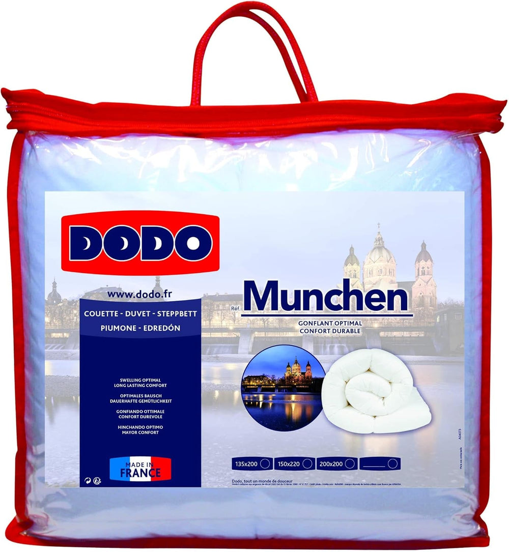 DODO Quilt Munich Basic, poliészter, fehér, 150X220 cm Paplanok és paplanok Naty Shop