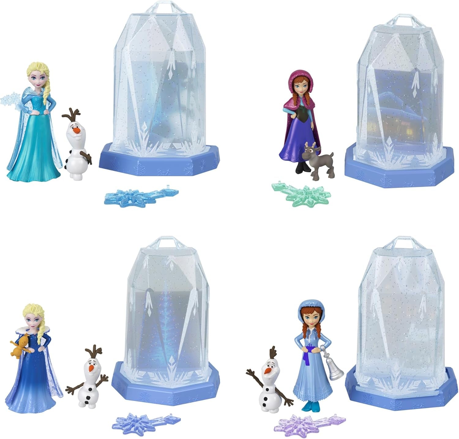 Mattel Disney Frozen Ice Reveal Squishy Ice Gel Doll és 6 meglepetés, beleértve a Friends figurát és kiegészítőket (a babák eltérőek lehetnek) HRN77 Naty Shop babák