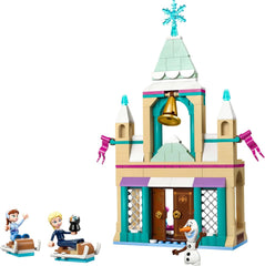 LEGO Ç€ Disney Frozen Arendelle kastély, hercegnős játék ELSA-val, Anna és Olaf mini babák és egy pingvinfigura, fantáziajátékkészlet, ajándék 5 éves lányoknak 43265 építőkészlet Besuche den LEGO-Store