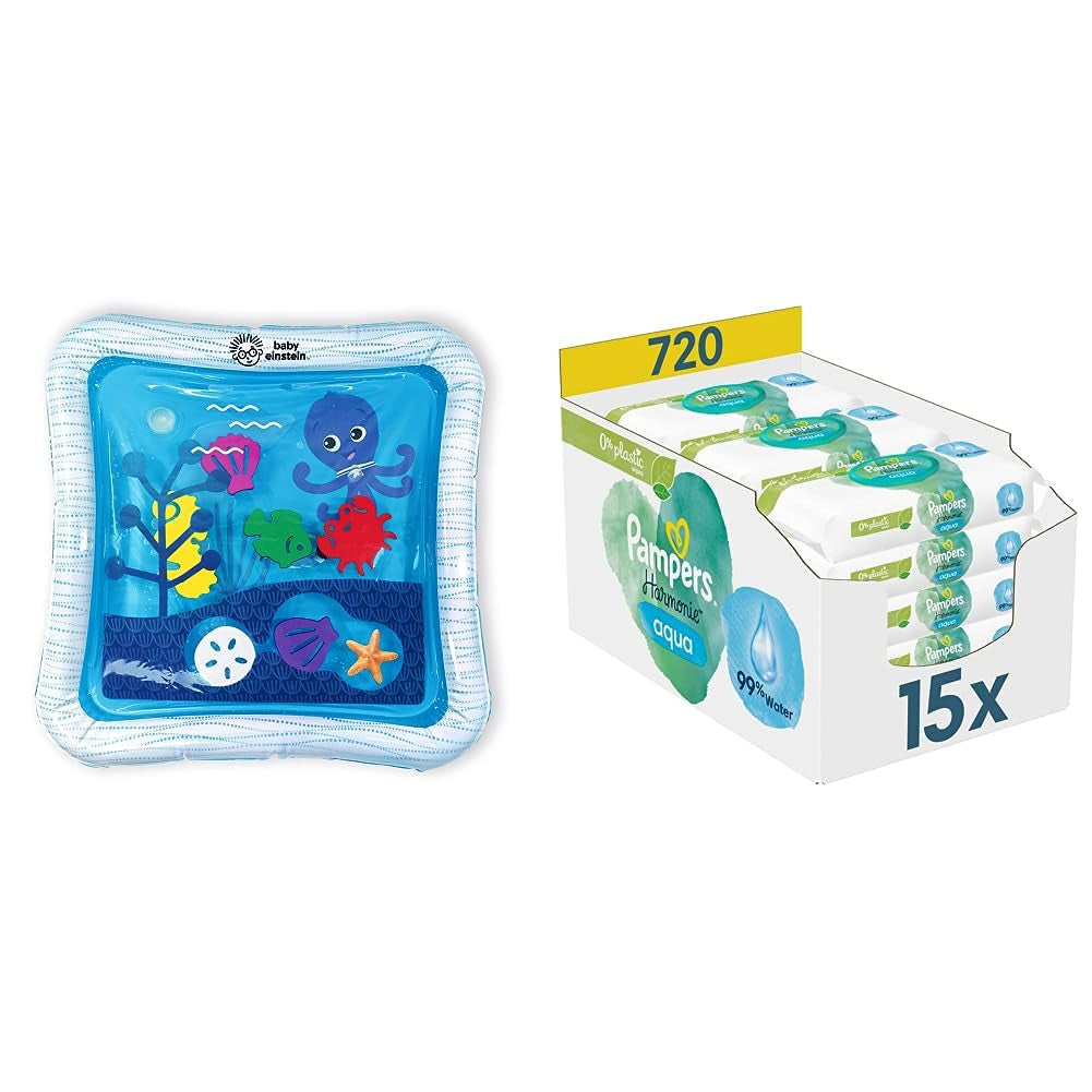 Opus Ocean of Discovery és Pampers Harmony Aqua Baby nedves törlőkendő, 720 törlőkendő (15 x 48), gyengéd védelem az érzékeny bőr számára 99%-os vízzel
