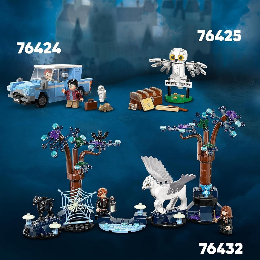 LEGO Harry Potter Repülő Ford Anglia Építőjátékautó gyerekeknek Ajándék fiúknak, lányoknak és minden rajongónak 7 éves kortól, készlet 2 mini figurával, beleértve Ron Weasley szerepjátékot, 76424 építőkészletet Besuche den LEGO-Store
