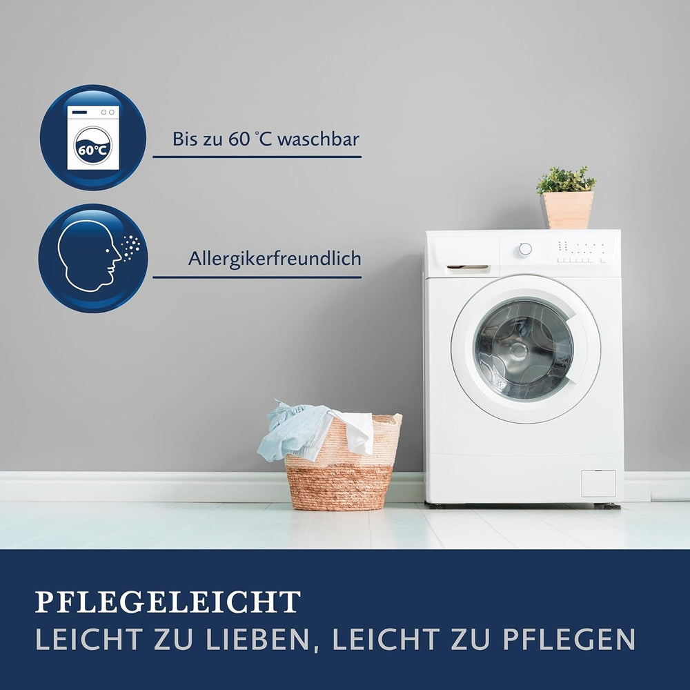 Billerbeck pehelypaplan - E04 Gold Edition - Paplan minden évszakhoz - 135 X 200 cm Valódi pehelypaplan - Közepes melegség Paplanok és paplanok Naty Shop